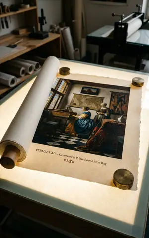 Vermeer art direction canvas